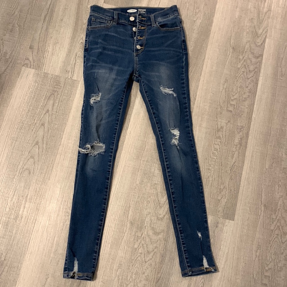 Girls super skinny rockstar jeggings